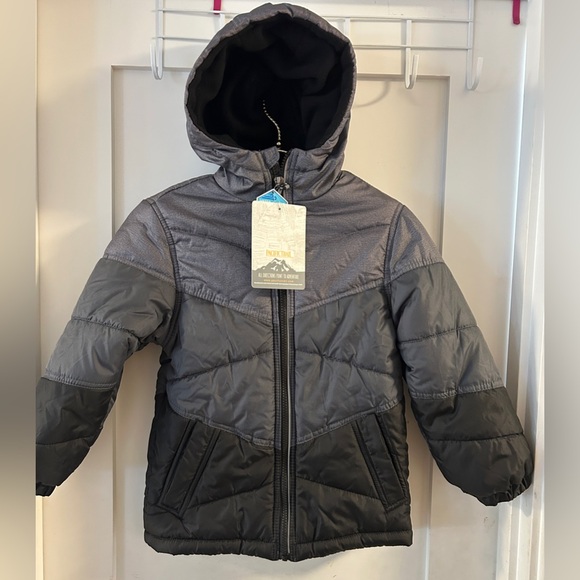 Pacific Trail Youth Kids 6/7 Gray ski snowboard Winter Puffer Jacket Coat NWT - Picture 1 of 7